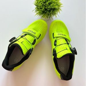 Speed Cycling Shoes Scurtain Peloton Neon Bike